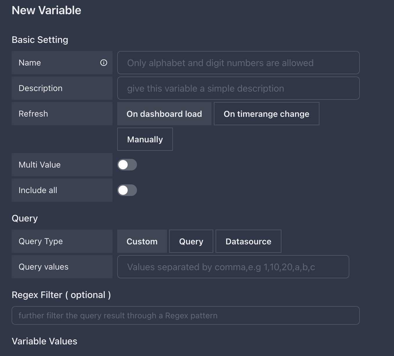 dashboard-variable