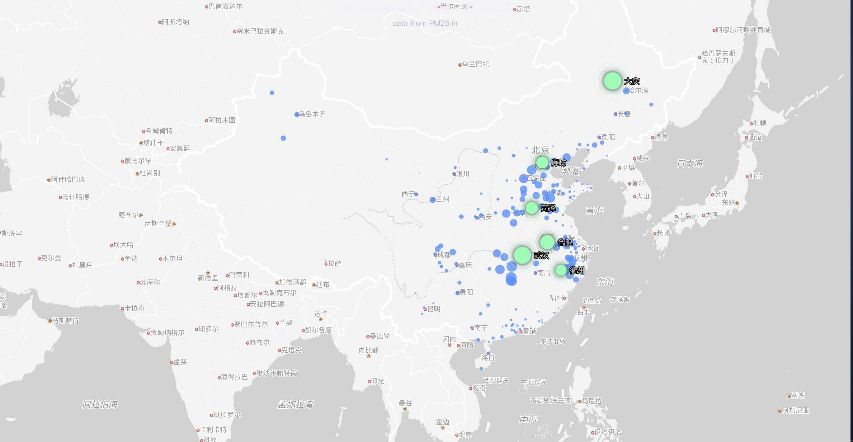 echarts-map