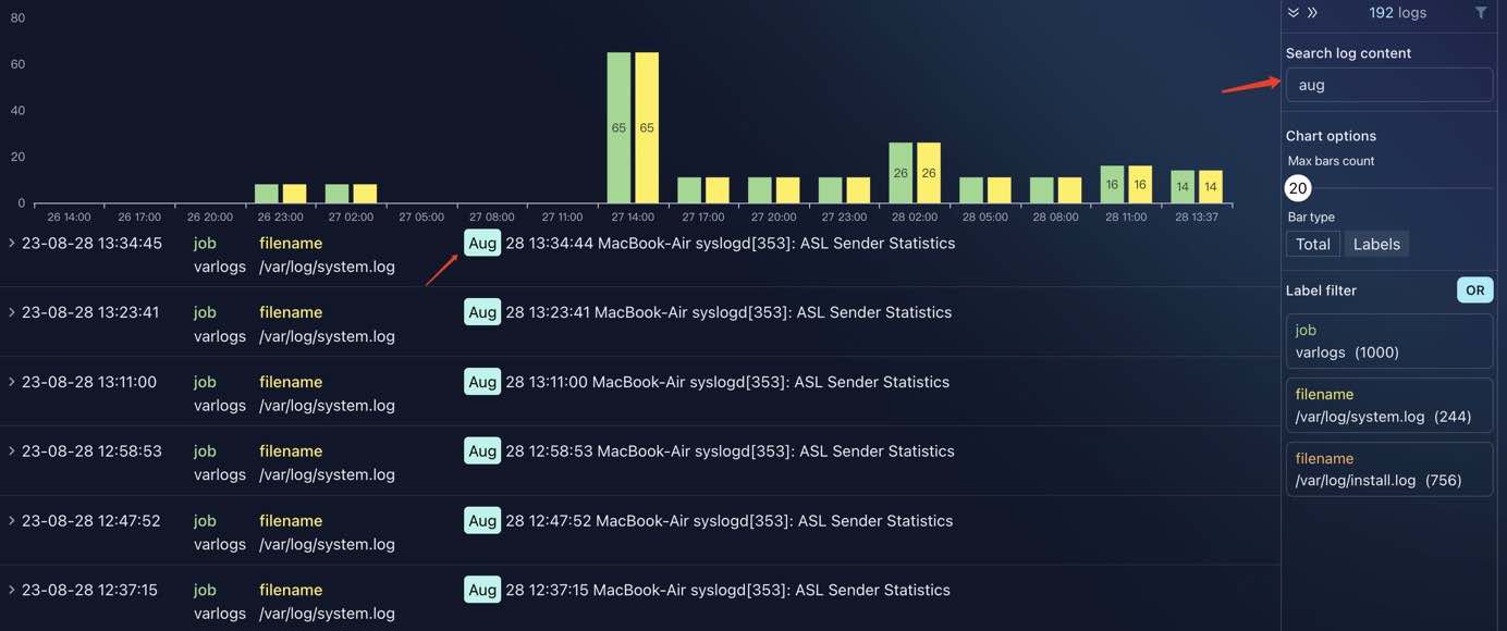 search-logs